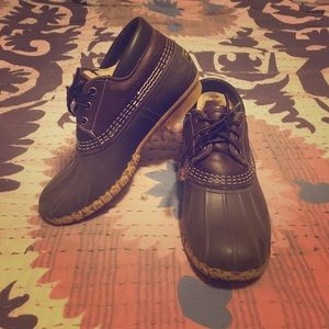 LL Bean Duck boots with shearling lining